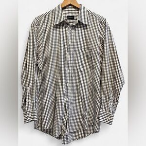 Gucci Men's Monochrome Checkered Shirt